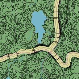 image: A simulated USGS topographic map
